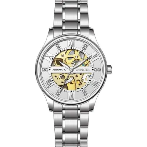 Invicta Men`s 69117 Objet D Art Automatic LG0801B Silver Dial Watch