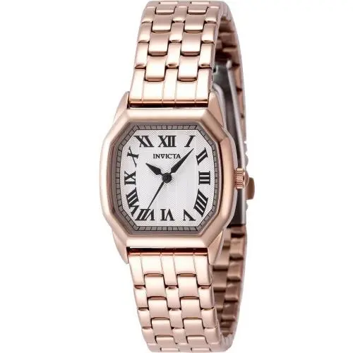 Invicta Women`s 48960 Wildflower Quartz 3 Hand Silver Dial Watch