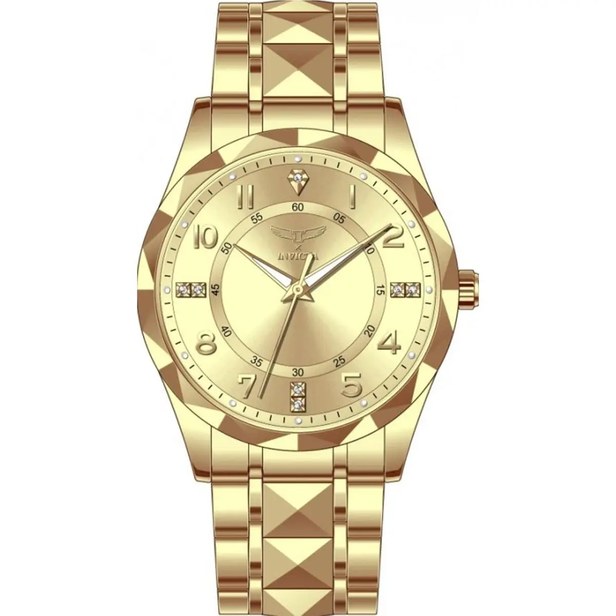 Invicta Men`s 69017 Specialty Quartz PC21S Copper Dial Watch