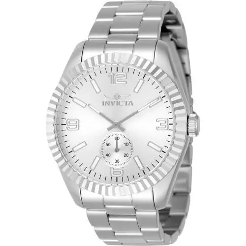Invicta Men`s 49356 Specialty Quartz Multifunction Silver Dial Watch