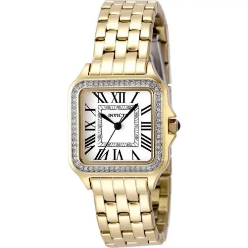 Invicta Women`s 48995 Angel Quartz 3 Hand Silver Dial Watch