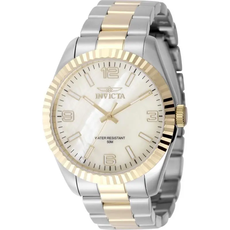 Invicta Men`s 50130 Specialty Quartz PC21 Gold Dial Watch