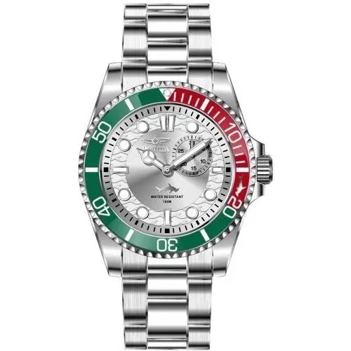 Invicta Men`s 49276 Pro Diver Quartz Multifunction Silver Dial Watch