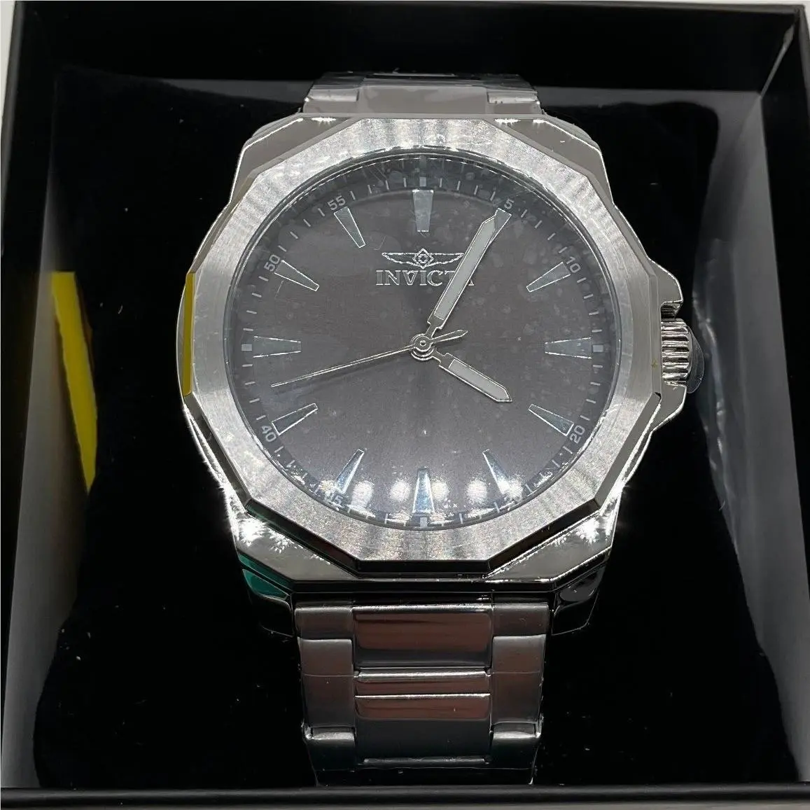 Invicta Speedway Dominus Mens Watch 42mm Silver Tone Stainless Steel
