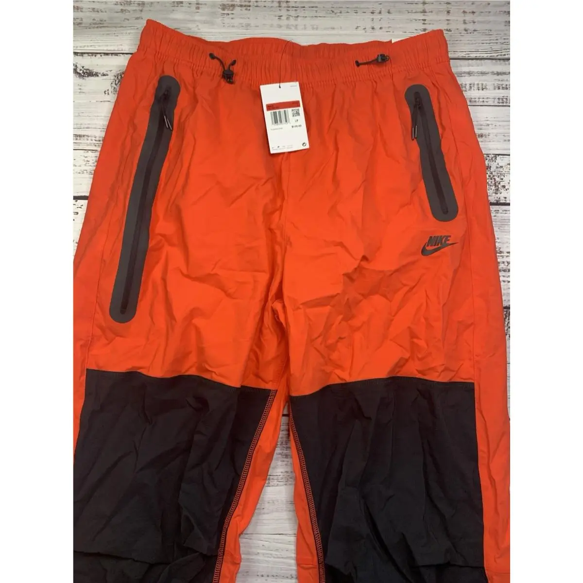 Nike Tech Woven Oversized Pants HM7158-696 Men`s Size Large Crimson Red