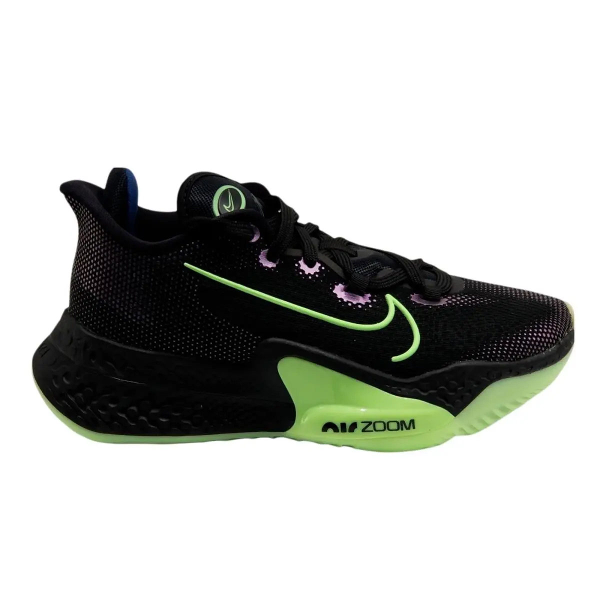 Nike Air Zoom BB Nxt Dangerous Mens 4.5 Black Green Basketball Shoes CK5707-001