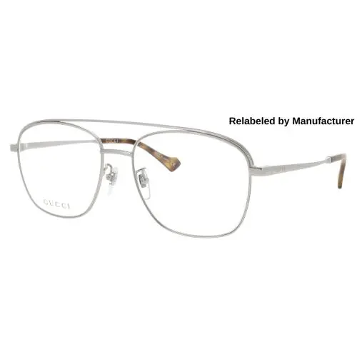 Gucci GG1103O-003-57-RELABELED Eyeglasses Eye Glasses 003 Silver 5