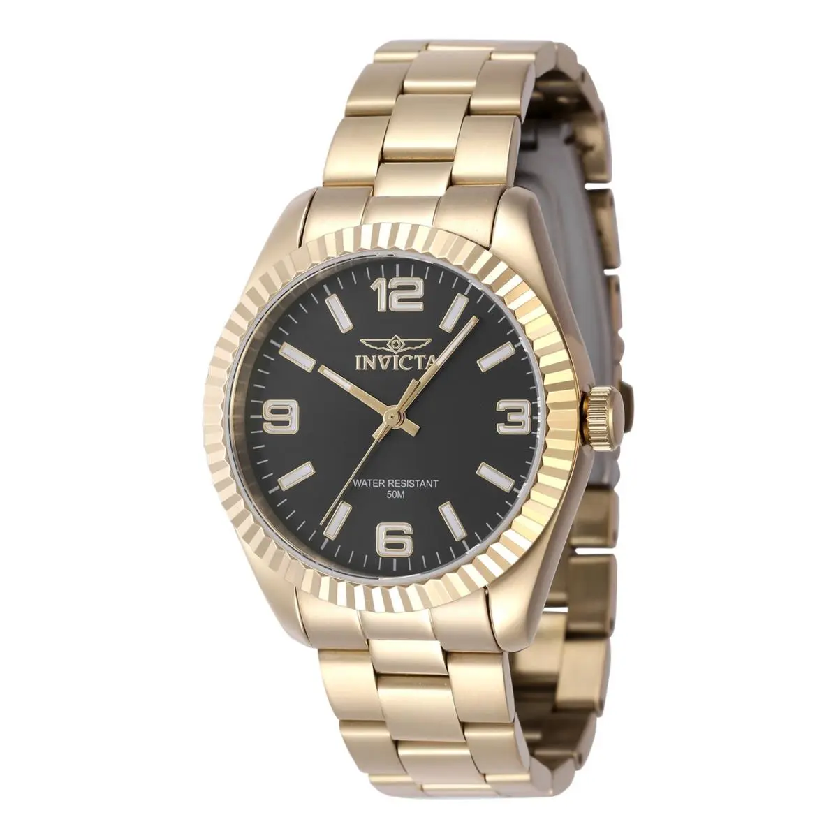 Invicta Women`s 47473 Specialty Quartz 3 Hand Black Dial Watch