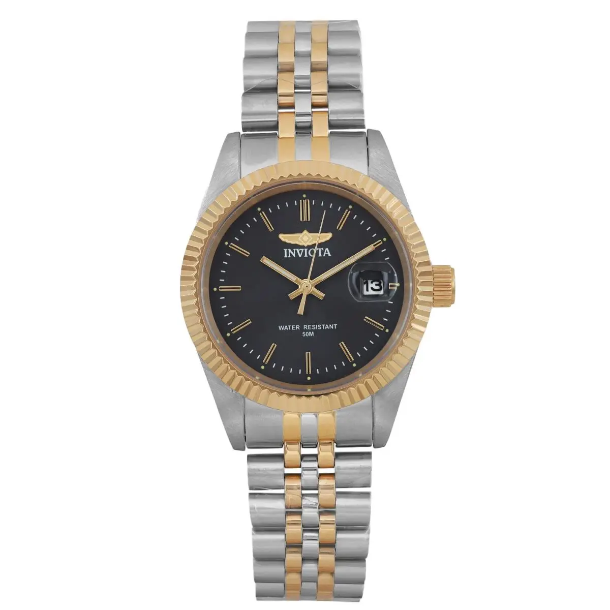 Invicta Specialty 36mm Stainless Steel Charcoal Dial Ladies Quartz Watch 32135