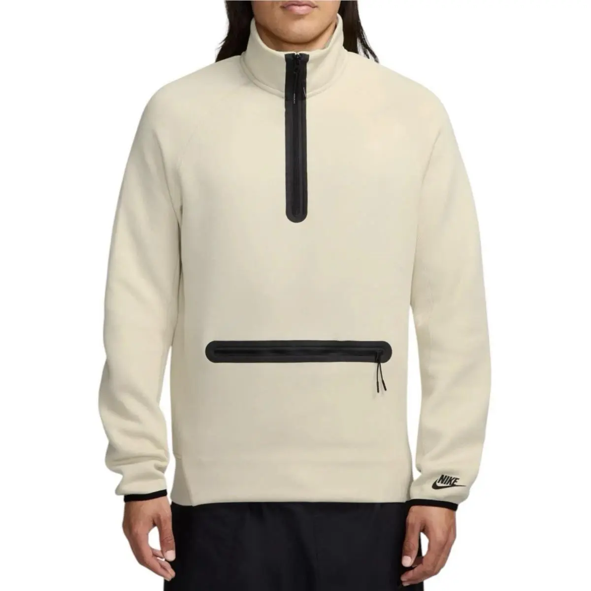 Nike Nsw Tech Fleece 1/2 Zip Pullover Coconut Sweatshirt Men’s XL FB7998-234