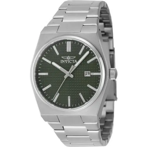 Invicta Men`s 48392 Speedway Quartz 3 Hand Green Dial Watch