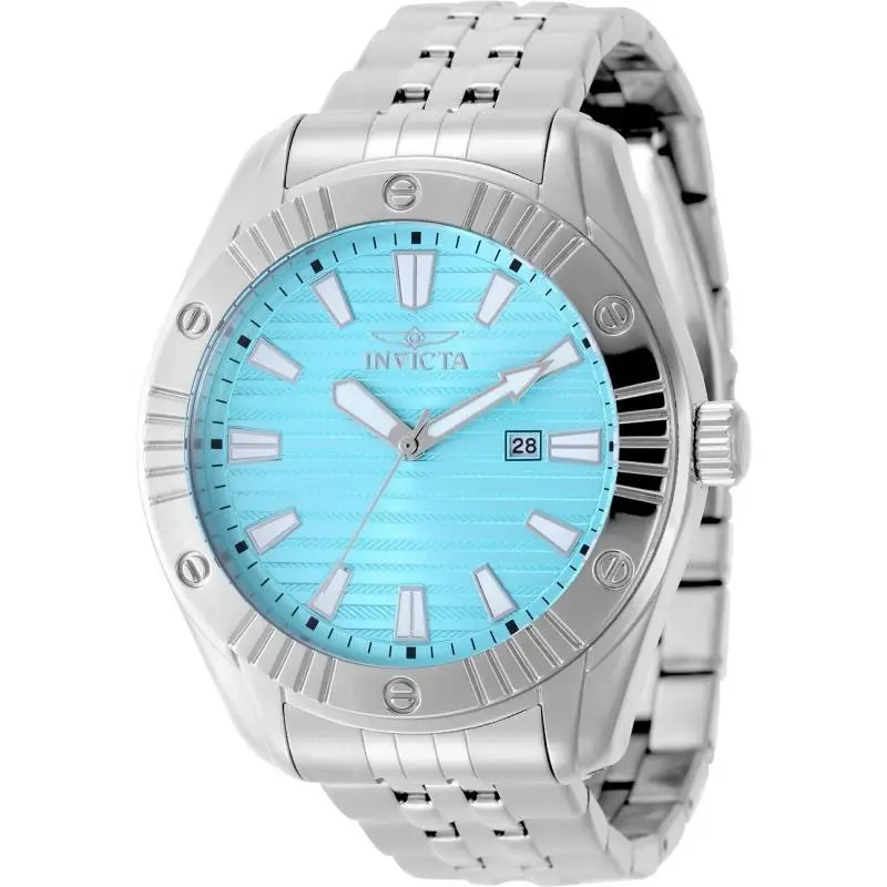 Women`s 50386 Angel Quartz PC32 Tiffany Blue Dial Watch by Invicta