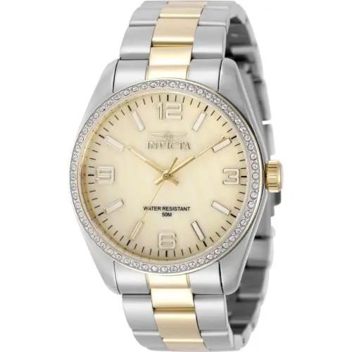 Invicta Women`s 50135 Specialty Quartz PC21 Gold Dial Watch