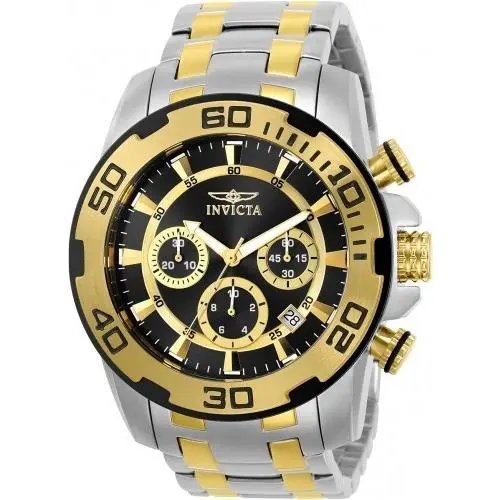 Invicta Men`s 22322 Pro Diver Quartz Chronograph Black Dial Watch