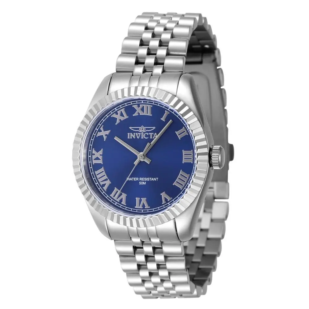 Women`s 47411 Specialty Quartz 3 Hand Blue Dial Watch by Invicta