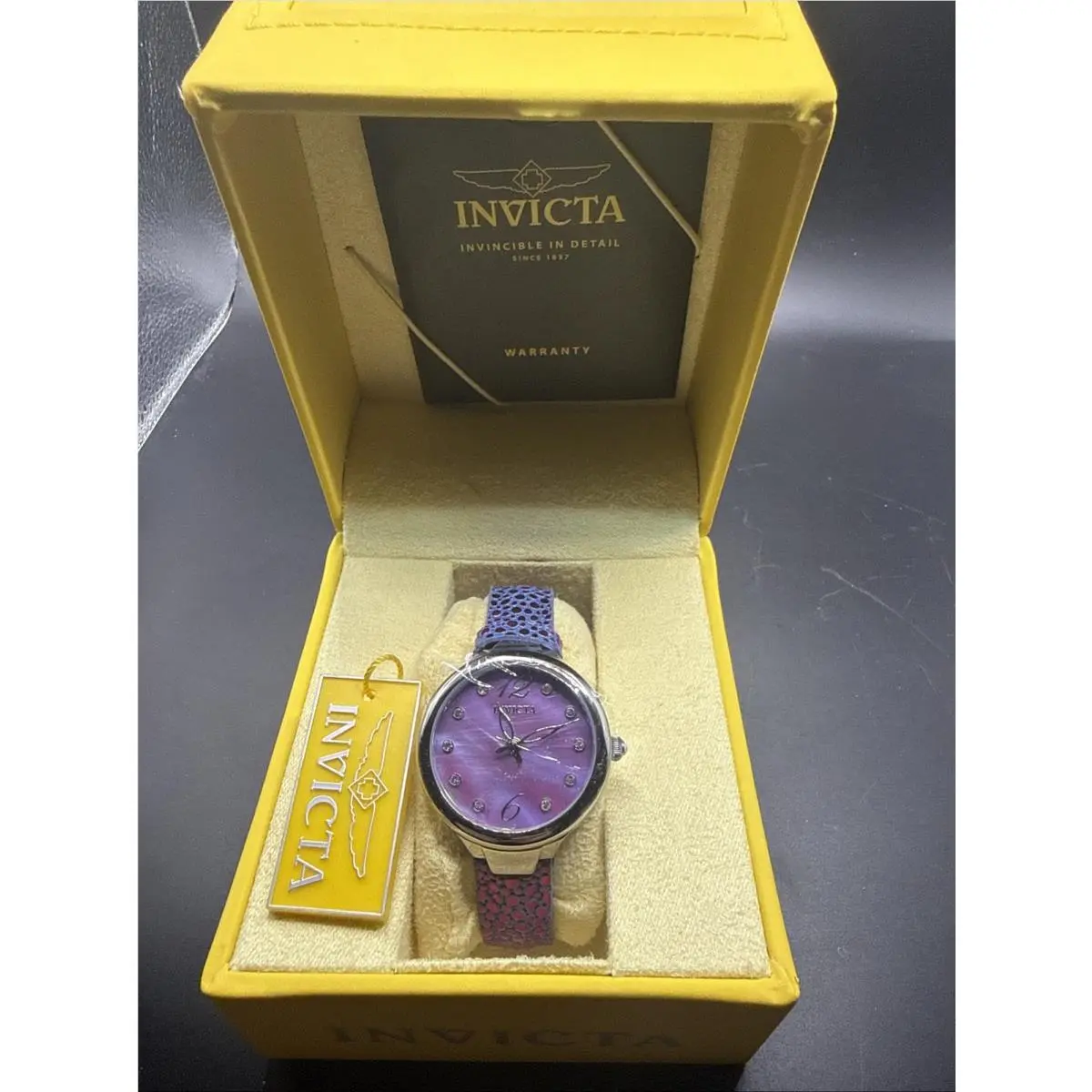 Invicta Wildflower Lady Watch Model 24562 Purple