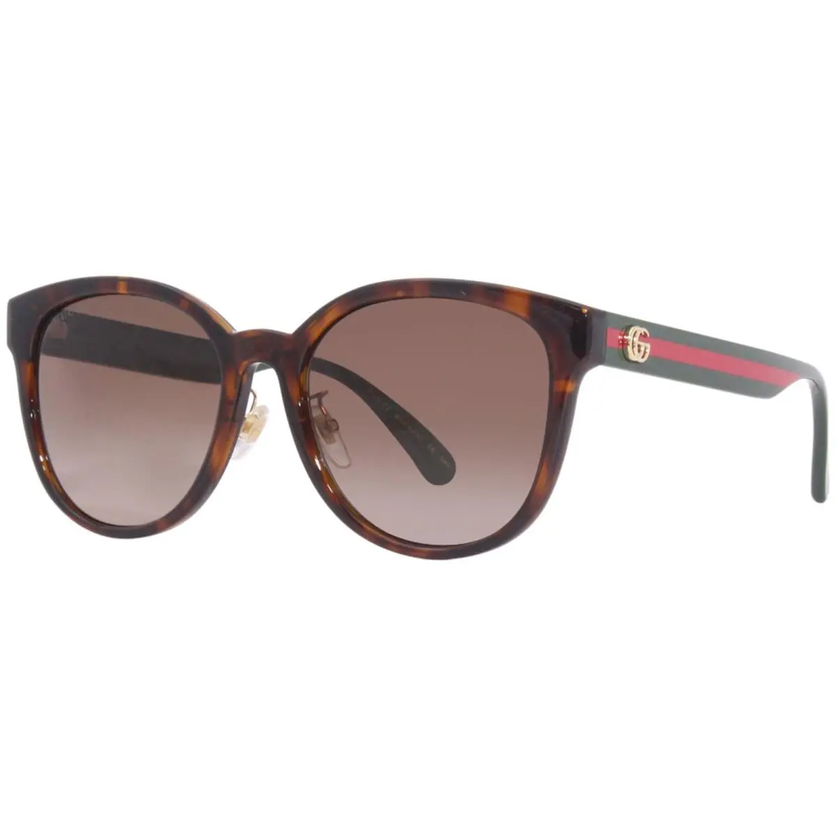 GG0854SK 003 Sunglasses Women`s Havana/brown Gradient Cat Eye 56mm by Gucci