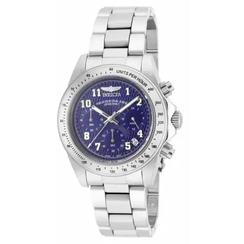 Men`s 17024 Speedway Quartz Chronograph Blue Dial Watch by Invicta