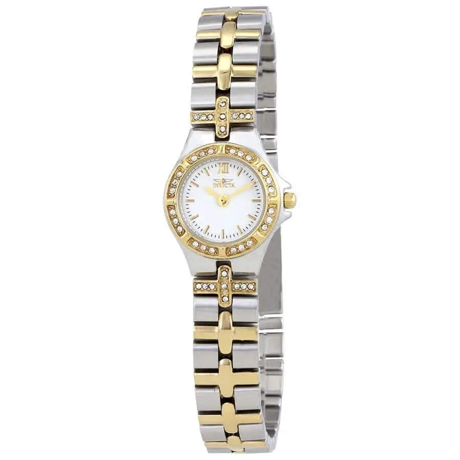 0133 Wildflower White Dial 21.5 mm Women`s Watch by Invicta