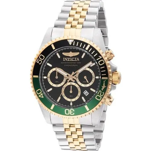 Invicta Men`s 48116 Pro Diver Quartz Chronograph Black Dial Watch