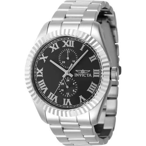 Invicta Women`s 47420 Specialty Quartz Multifunction Black Dial Watch