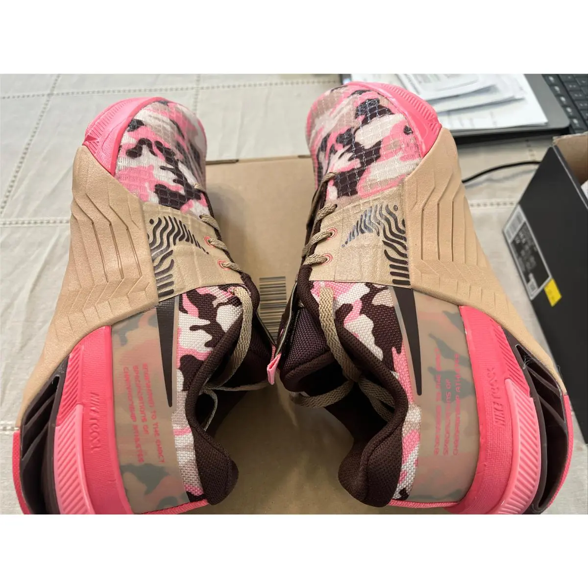 Nike shoes - Nike Metcon 8 AMP - Metcon AMP - DV9013-200 - Hemp/Sand Drift/Coral Chok/Earth 10