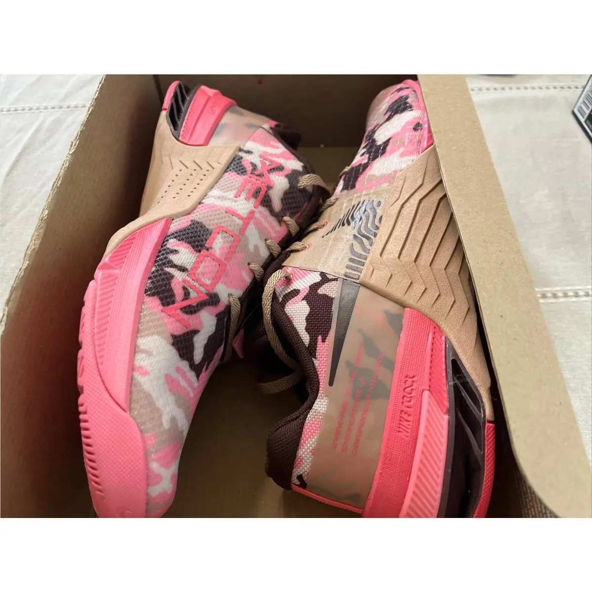 Nike shoes - Nike Metcon 8 AMP - Metcon AMP - DV9013-200 - Hemp/Sand Drift/Coral Chok/Earth 13