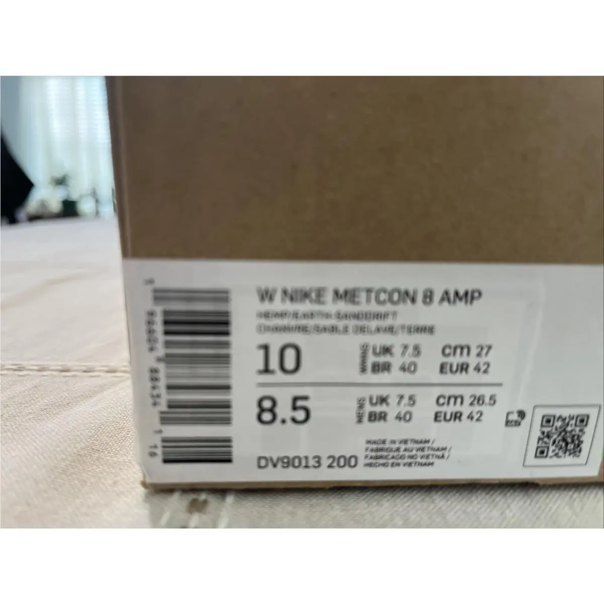 Nike shoes - Nike Metcon 8 AMP - Metcon AMP - DV9013-200 - Hemp/Sand Drift/Coral Chok/Earth 14