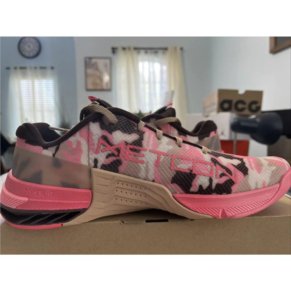 Nike shoes - Nike Metcon 8 AMP - Metcon AMP - DV9013-200 - Hemp/Sand Drift/Coral Chok/Earth 1