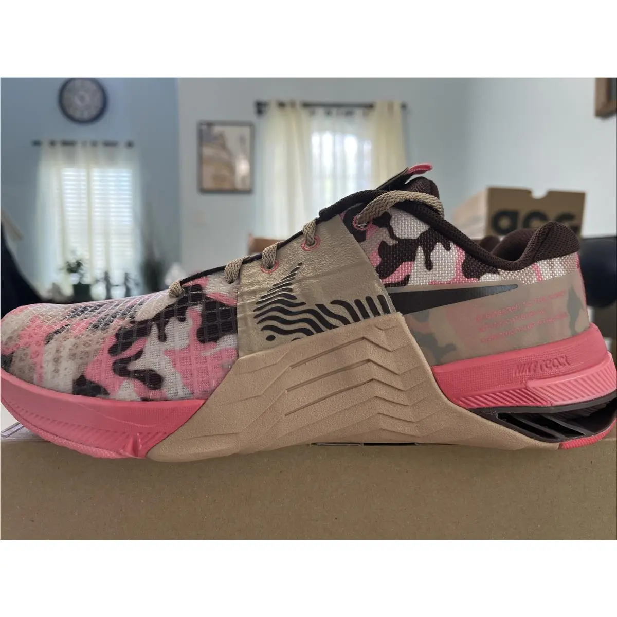 Nike shoes - Nike Metcon 8 AMP - Metcon AMP - DV9013-200 - Hemp/Sand Drift/Coral Chok/Earth 2