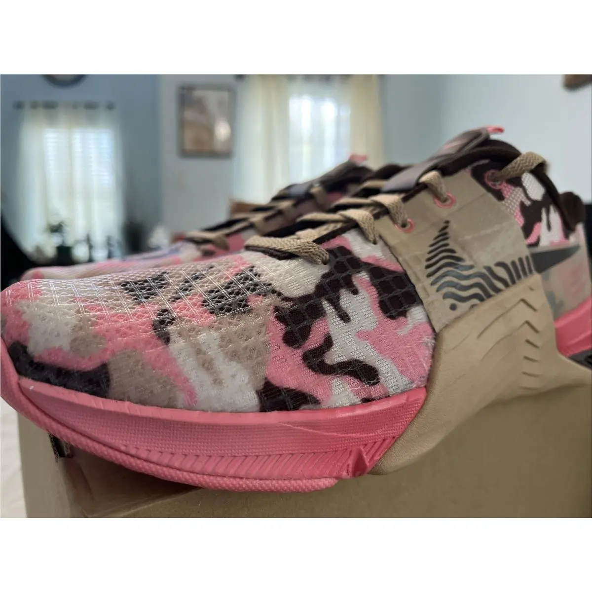 Nike shoes - Nike Metcon 8 AMP - Metcon AMP - DV9013-200 - Hemp/Sand Drift/Coral Chok/Earth 3