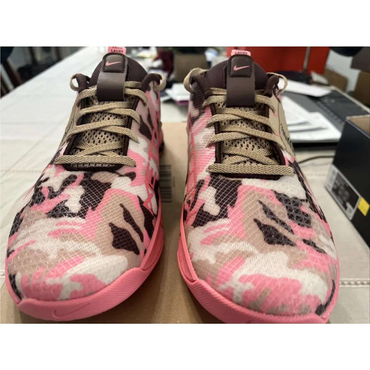 Nike shoes - Nike Metcon 8 AMP - Metcon AMP - DV9013-200 - Hemp/Sand Drift/Coral Chok/Earth 5