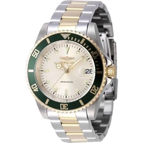 Men`s 47395 Pro Diver Automatic 3 Hand Champagne Dial Watch by Invicta