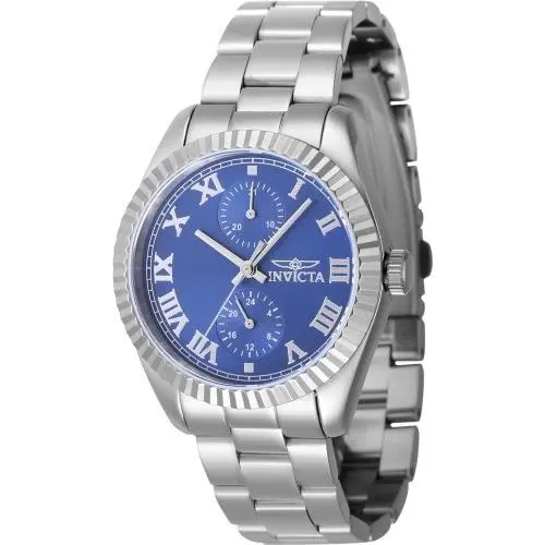 Invicta Women`s 47437 Specialty Quartz Multifunction Blue Dial Watch