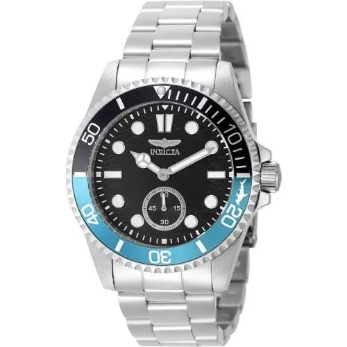 Men`s 49437 Pro Diver Quartz VD78 Black Dial Watch by Invicta