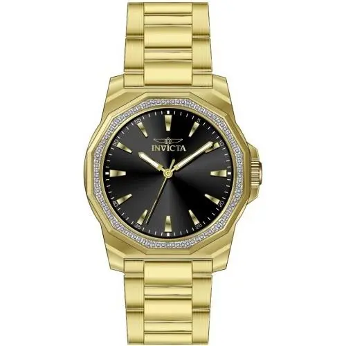 Invicta Men`s 49107 Speedway Quartz 3 Hand Black Dial Watch