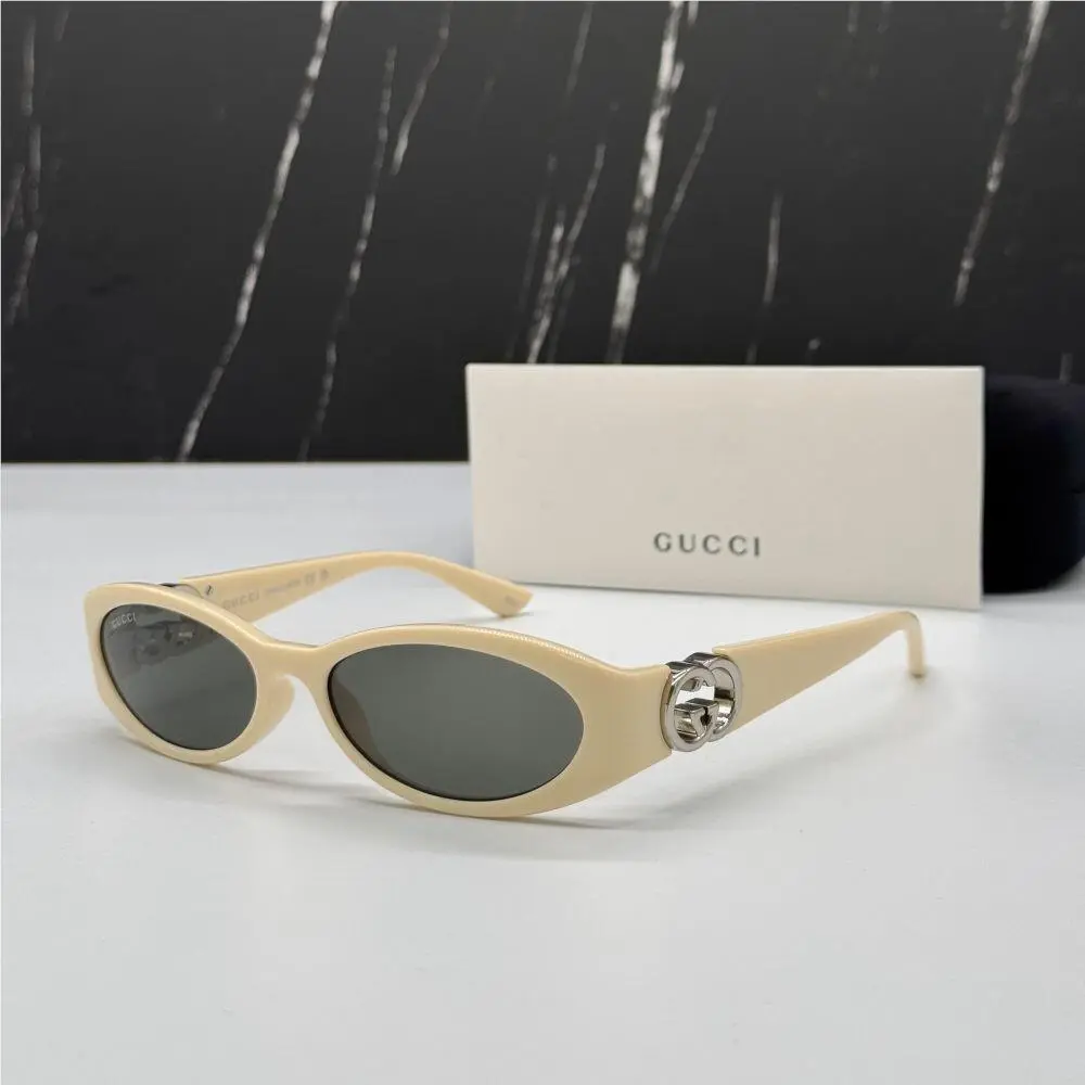 GG1660S 004  Shiny Ivory Women  Sunglasses by Gucci