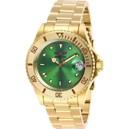 Invicta Men`s 28665 Pro Diver Automatic 3 Hand Green Dial Watch