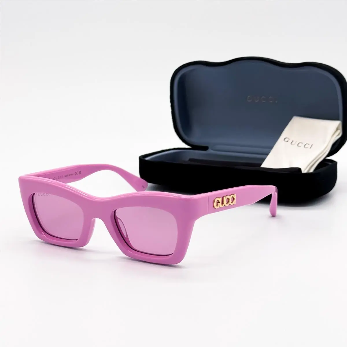 Gucci GG1773S 010 Cat Eye Pink Women Sunglasses Gucci