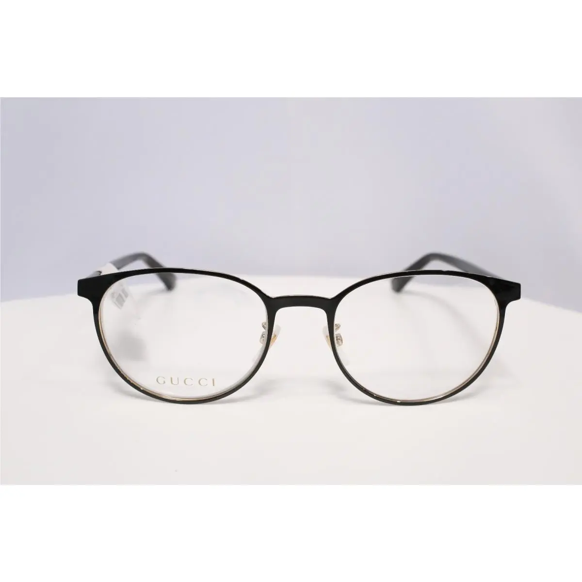Gucci GG02930 002 Black and Gold Trim RX Eyeglass Frame 52-19-140
