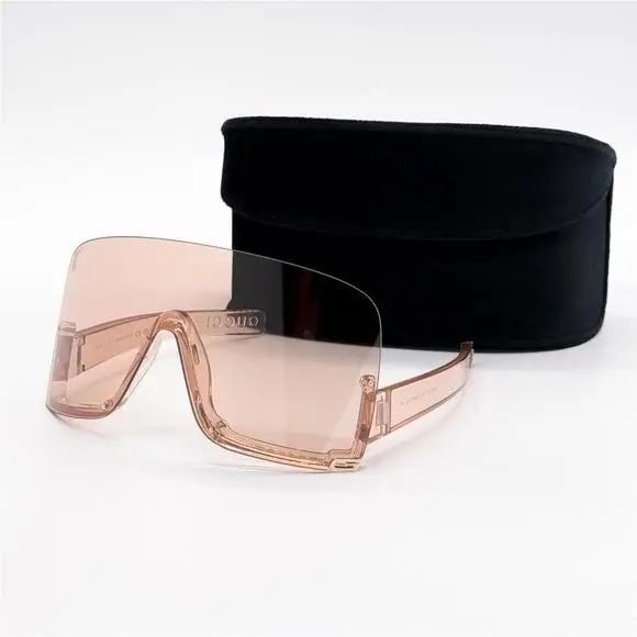Mask Women Sunglasses  GG1631S 010  Cream Shield Eyewear by Gucci
