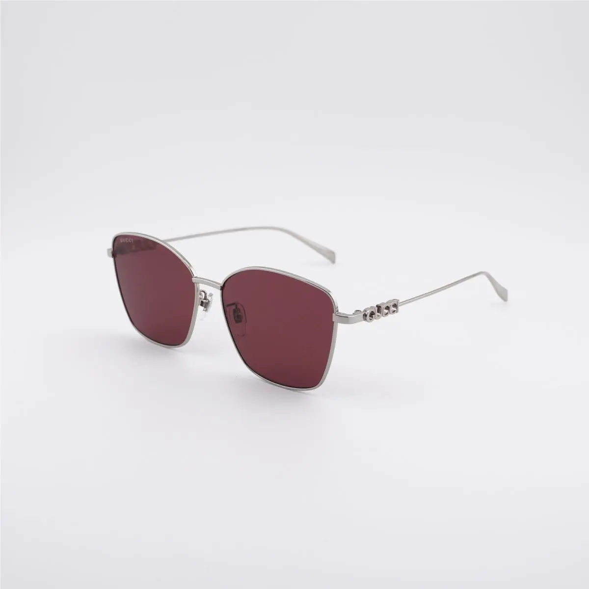 GG1805SA 004 Silver/red 60-15-145 Sunglasses by Gucci
