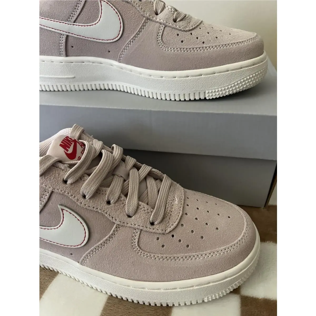 Nike shoes - Nike Air Force 1 LV8 - 1B5688 600 - Silt Red/Sail/University Red 3