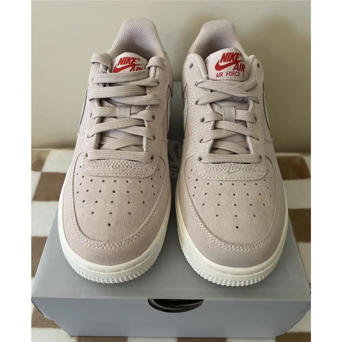 Nike shoes - Nike Air Force 1 LV8 - 1B5688 600 - Silt Red/Sail/University Red 6