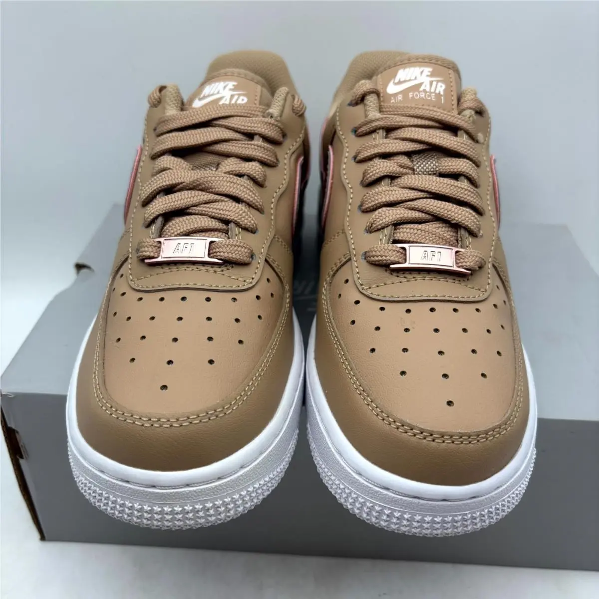 Nike shoes - Nike Air Force 1 `07 DD1523-200 - DD1523-200 - Hemp Rose Gold (UPC: 195243799580) 1