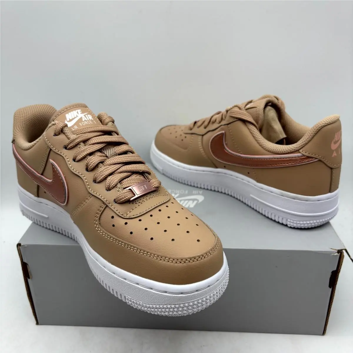 Nike shoes - Nike Air Force 1 `07 DD1523-200 - DD1523-200 - Hemp Rose Gold (UPC: 195243799580) 5
