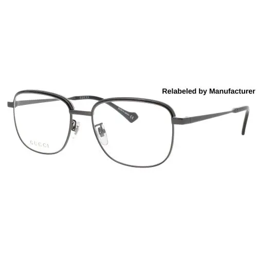 Gucci GG1102O-002-55-RELABELED Eyeglasses Eye Glasses 002 Ruthenium Ne