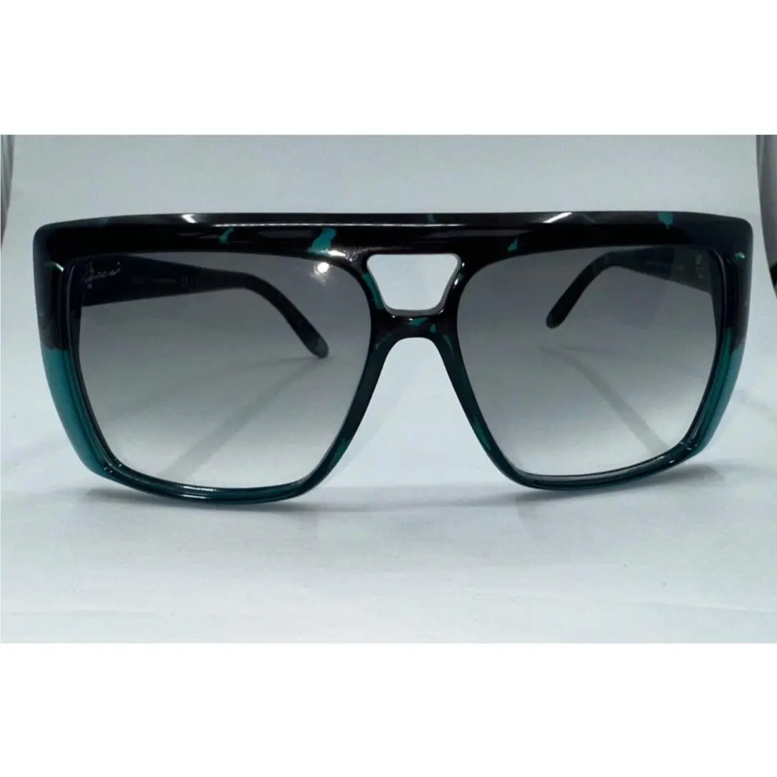 GG3532/S 39GO Black Teal Tortoise Oversized Sunglasses W/box by Gucci