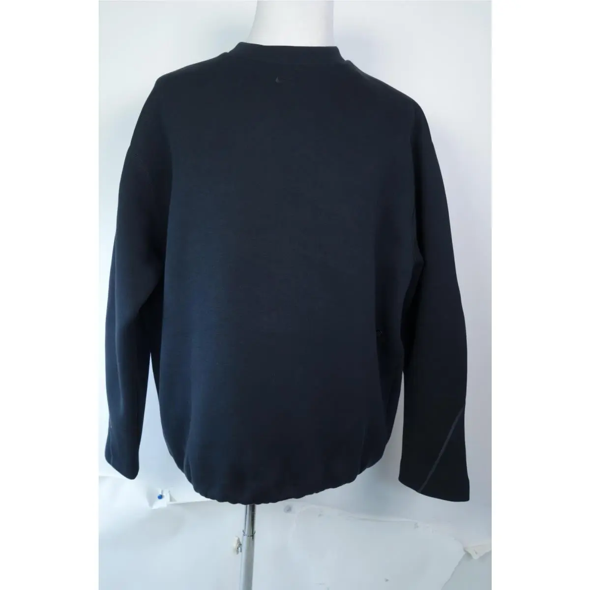 Nike Tech Fleece Sweatshirt Mens Large Black Loose Fit Crew HV6537-010