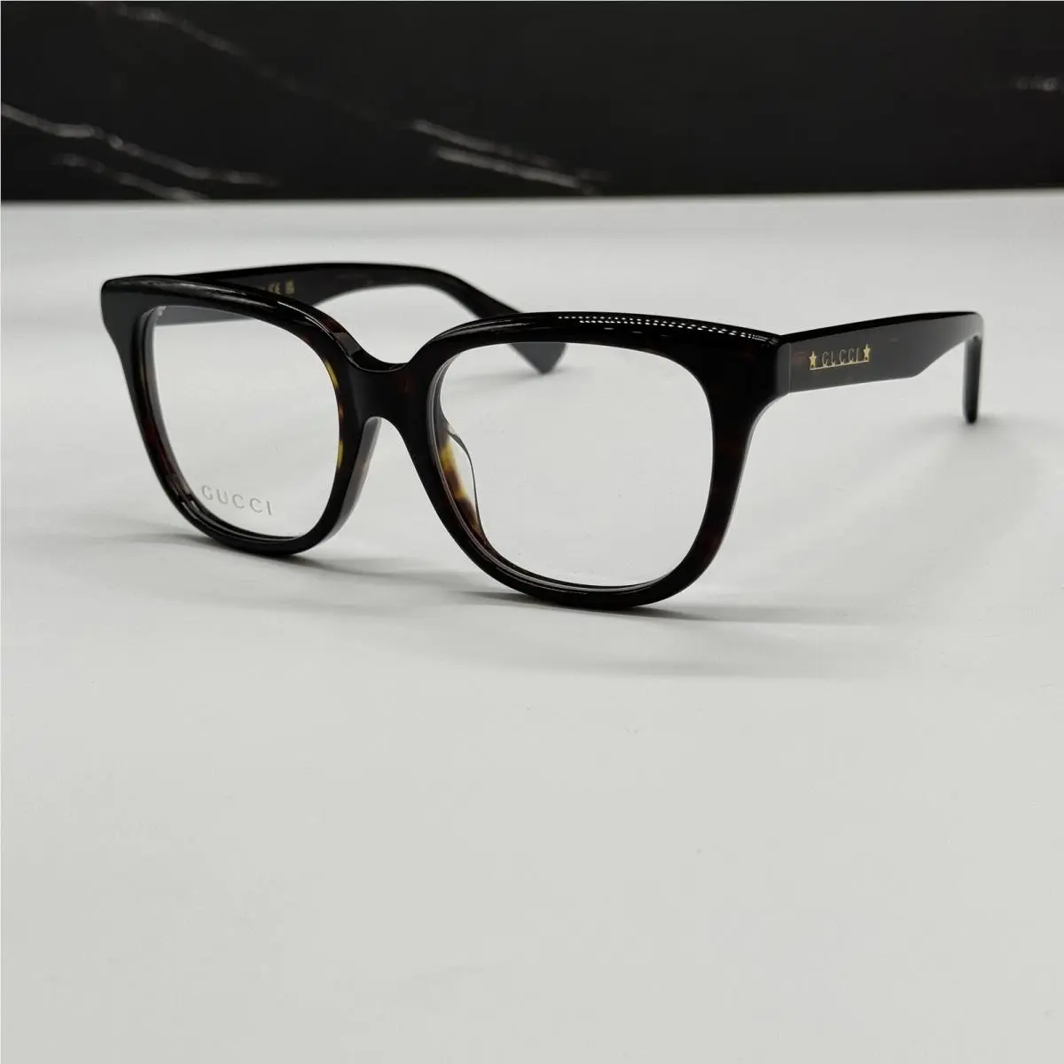 GG1173OA 002 Gucc Dark Havana Cat Eye Women  Eyeglasses by Gucci